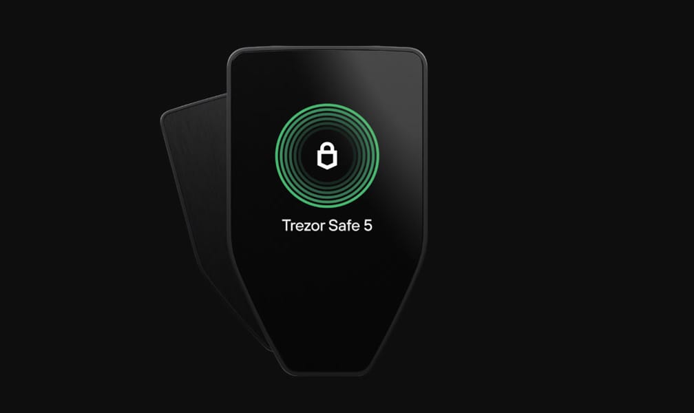 2.&nbsp;Trezor Safe 5：最佳比特币硬件钱包