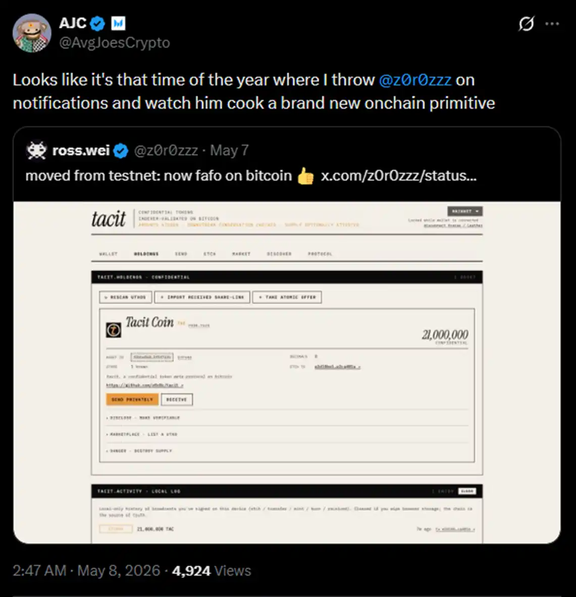 谁做了 Tacit？