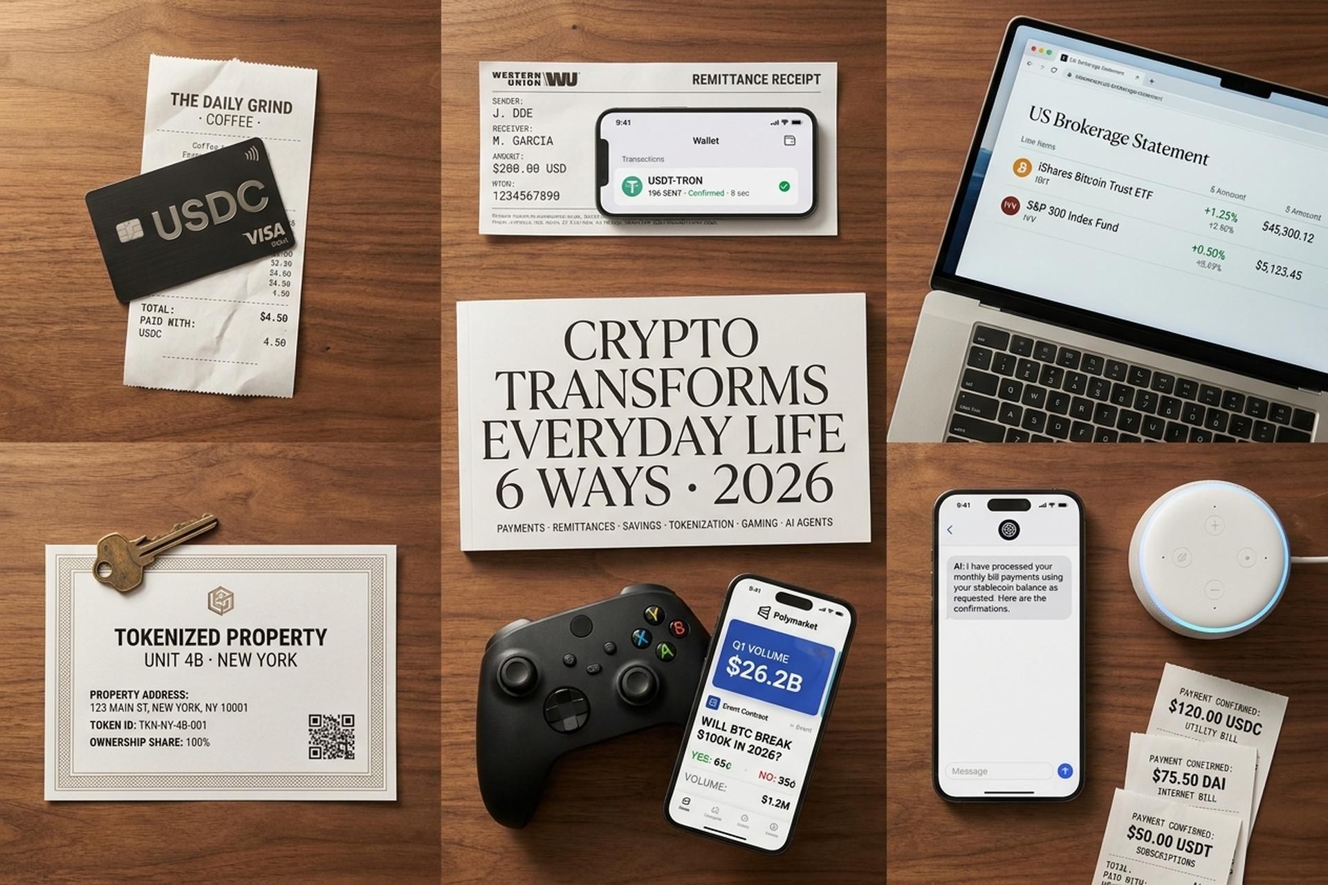 2026年加密货币如何改变日常生活?6个应用案例汇总