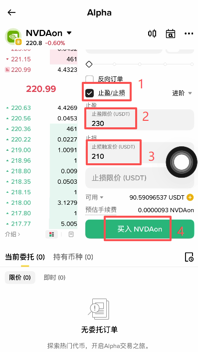 币安 Alpha 美股代币怎么买？