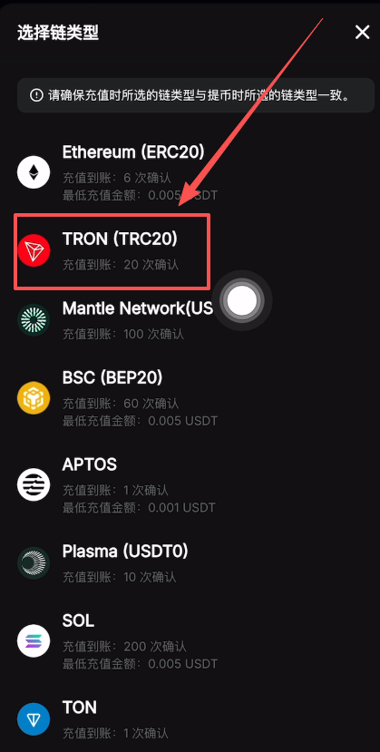Bybit充值USDT操作教程_图6