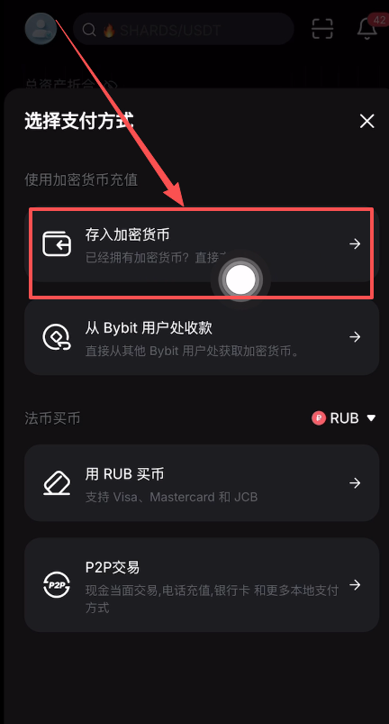 Bybit充值USDT操作教程_图4