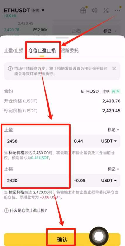 如何设置合约的止盈止损？_图2