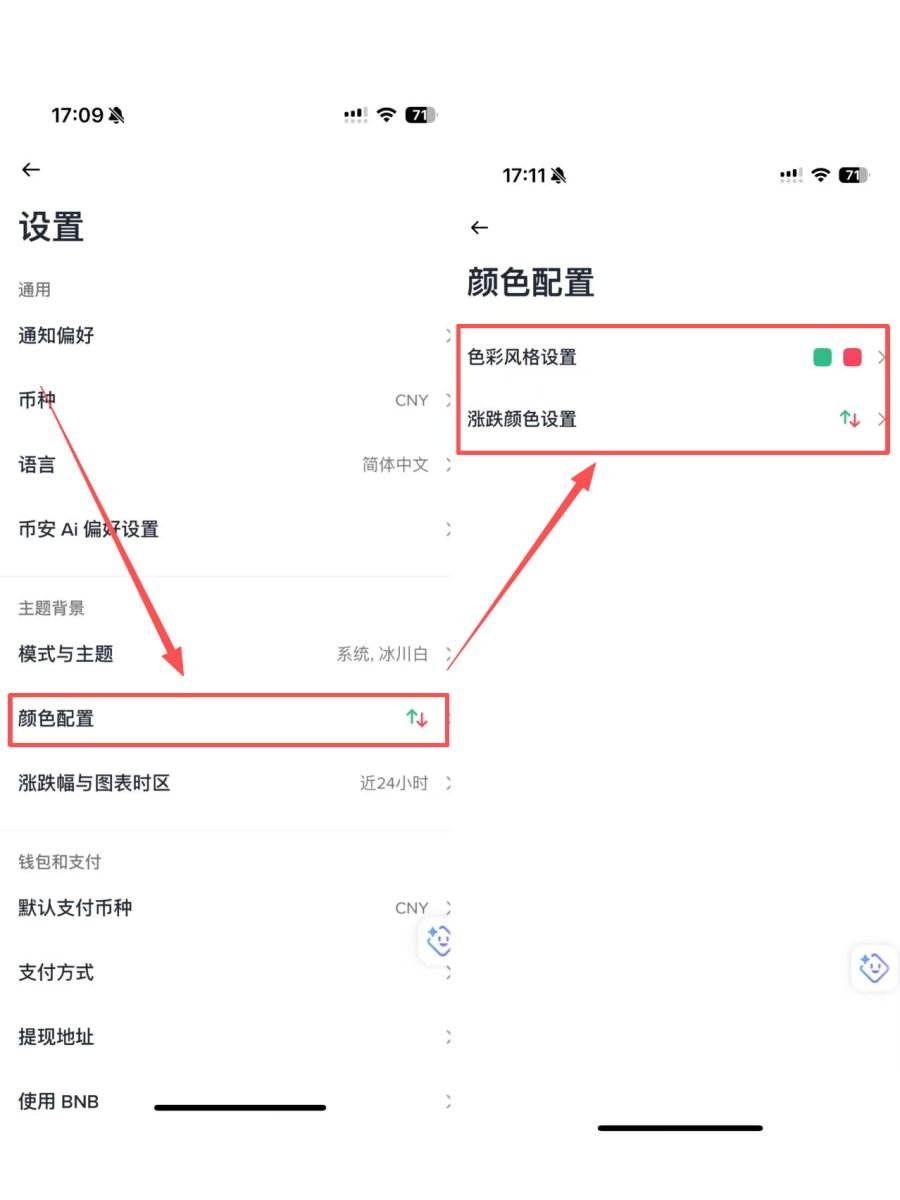 K线颜色怎么设置?