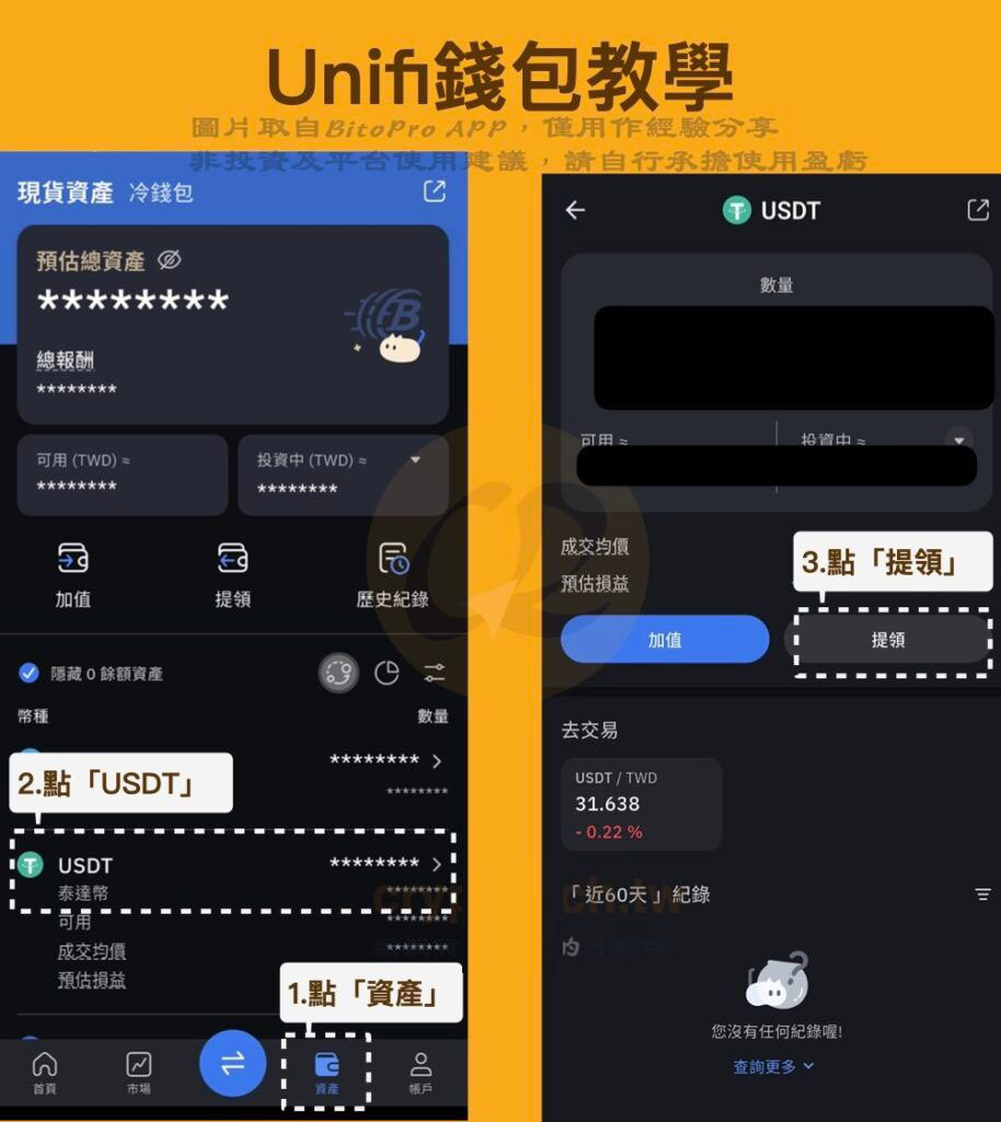 如何把USDT 转入Unifi 钱包？_图4