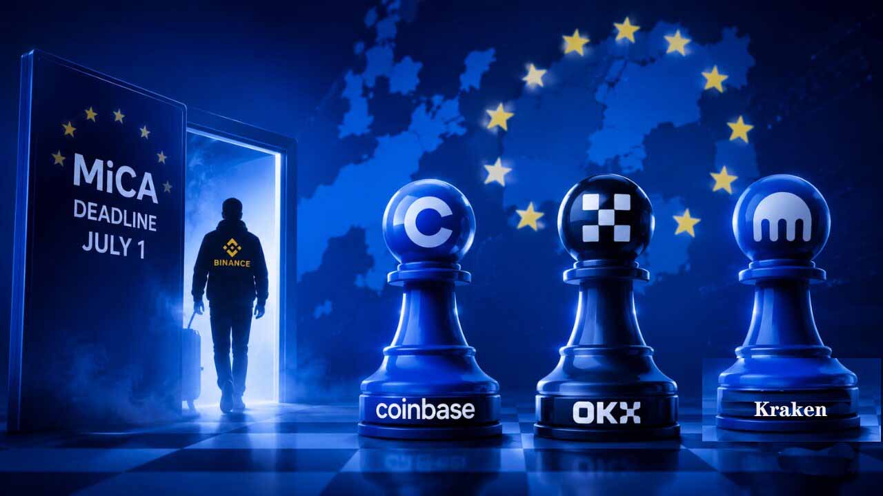 MiCA 截止日期临近：Coinbase、OKX 争抢币安欧盟用户