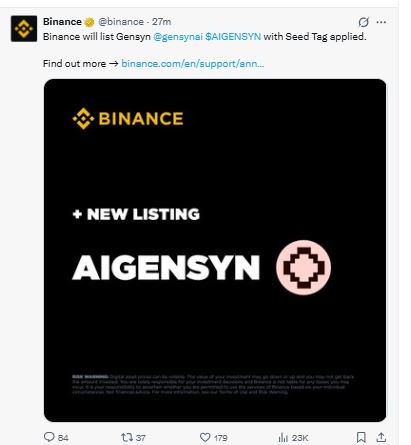 Gensyn AI币安上线：上线更新及AI价格预测_图2