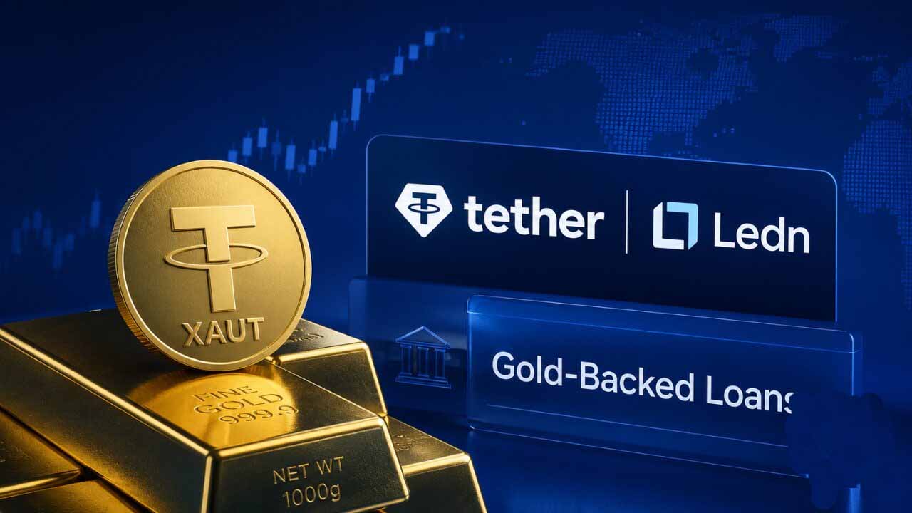 Tether与Ledn合作，利用230亿美元黄金储备和XAUT代币提供黄金抵押贷款