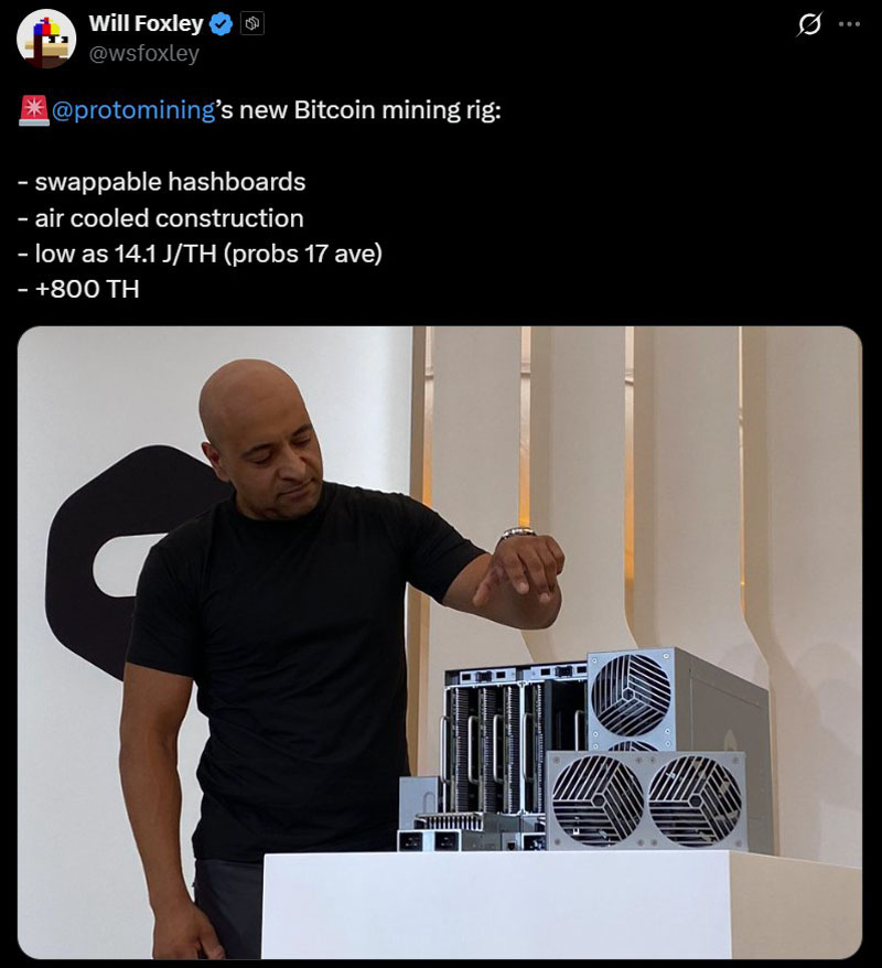 Jack Dorsey的Block目标让比特币（BTC）挖矿设备达到10年生命周期