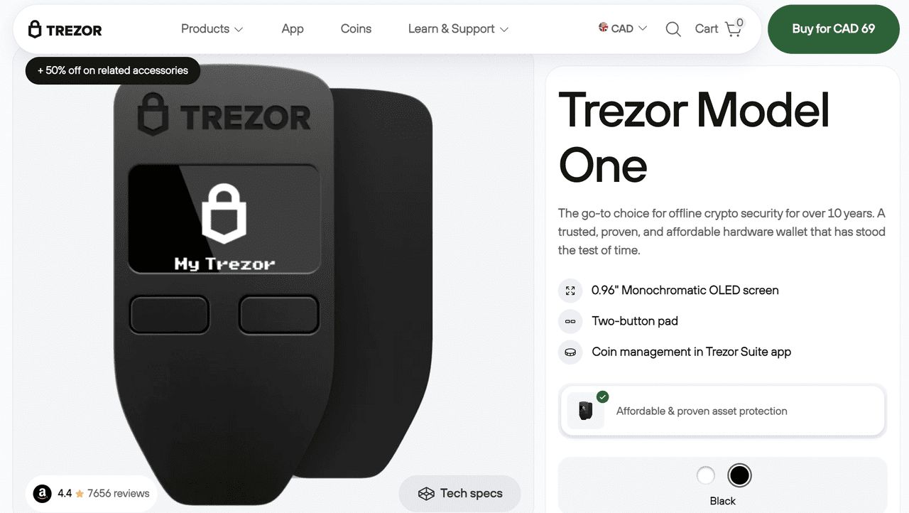 Trezor Model One 深度解析：功能特性与详细设置指南