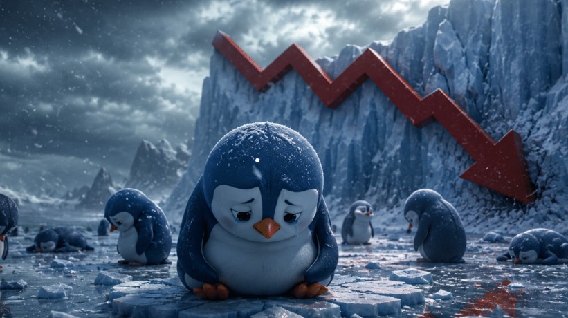 PENGU代币解锁后下跌14%，价格回落至关键区间