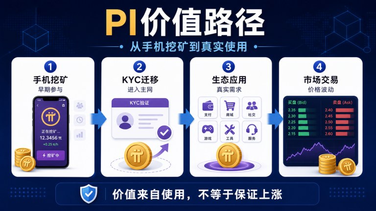 Pi Network(Pi)币价值路径