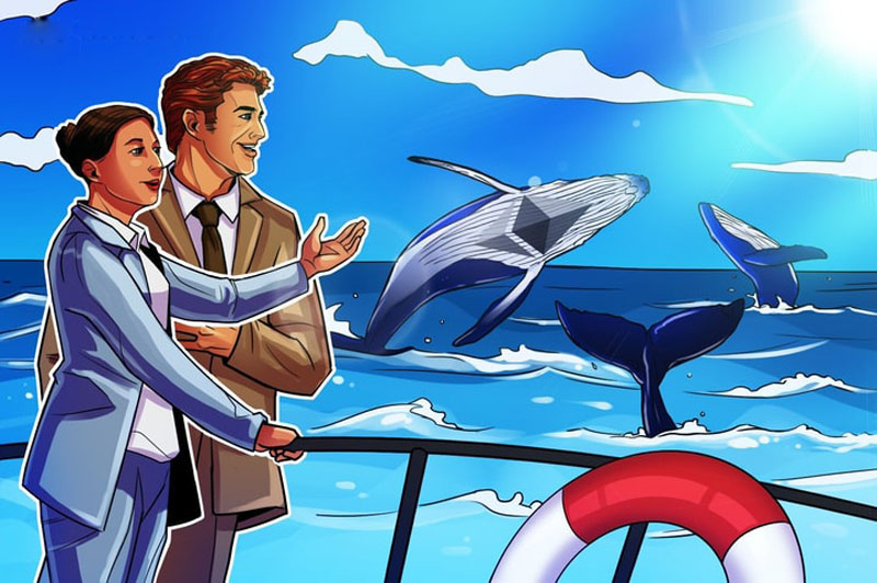 加密货币巨鲸斥资4.56亿美元购入以太坊(ETH),完成从比特币(BTC)的"自然轮动"