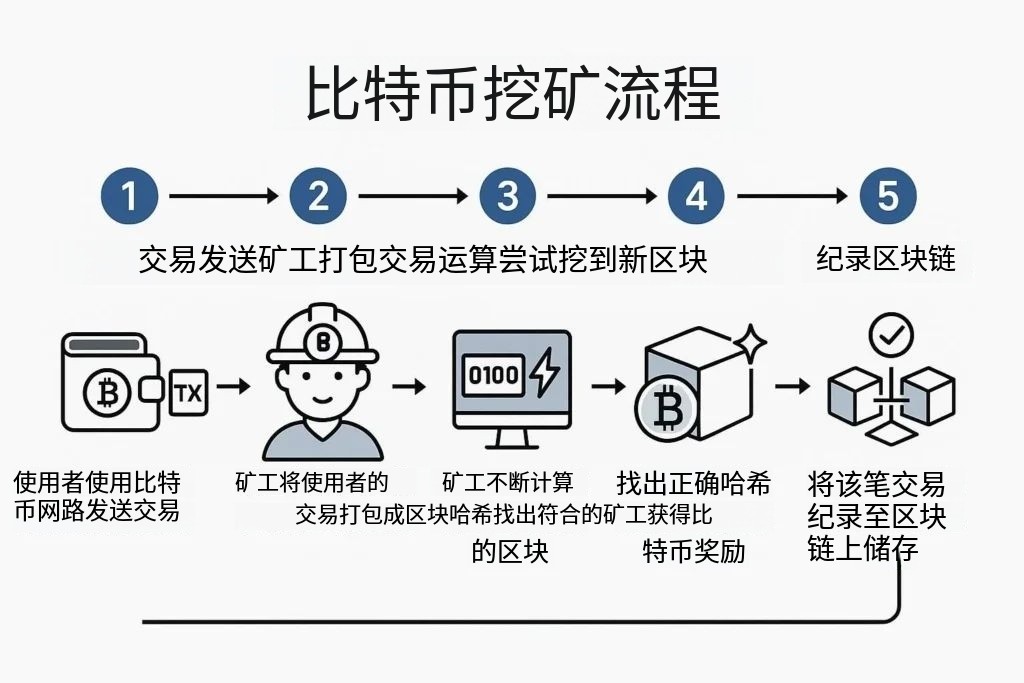 比特币挖矿原理解析:2025还能通过挖矿赚钱吗