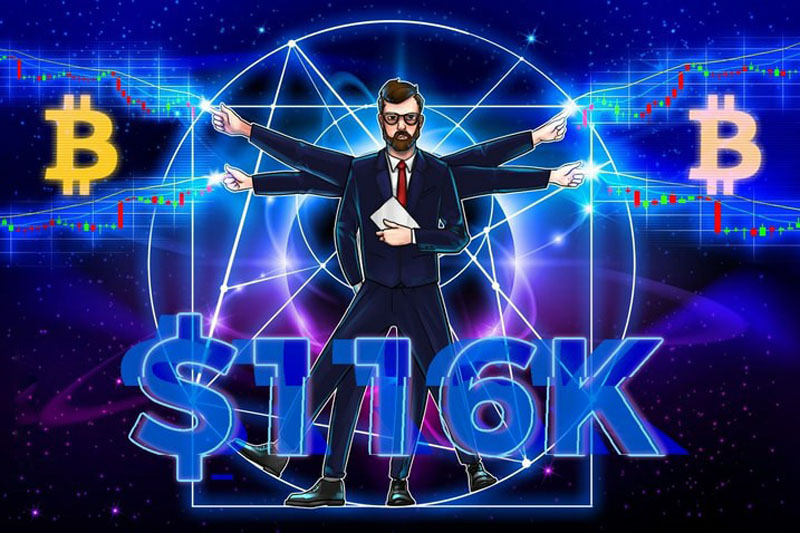 比特币（BTC）交易员紧盯关键价位，11.6万美元成多空博弈焦点