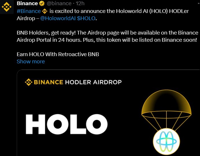 Holoworld AI空投指南
