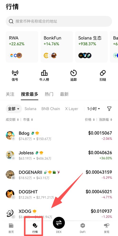 OKX DEX使用教学