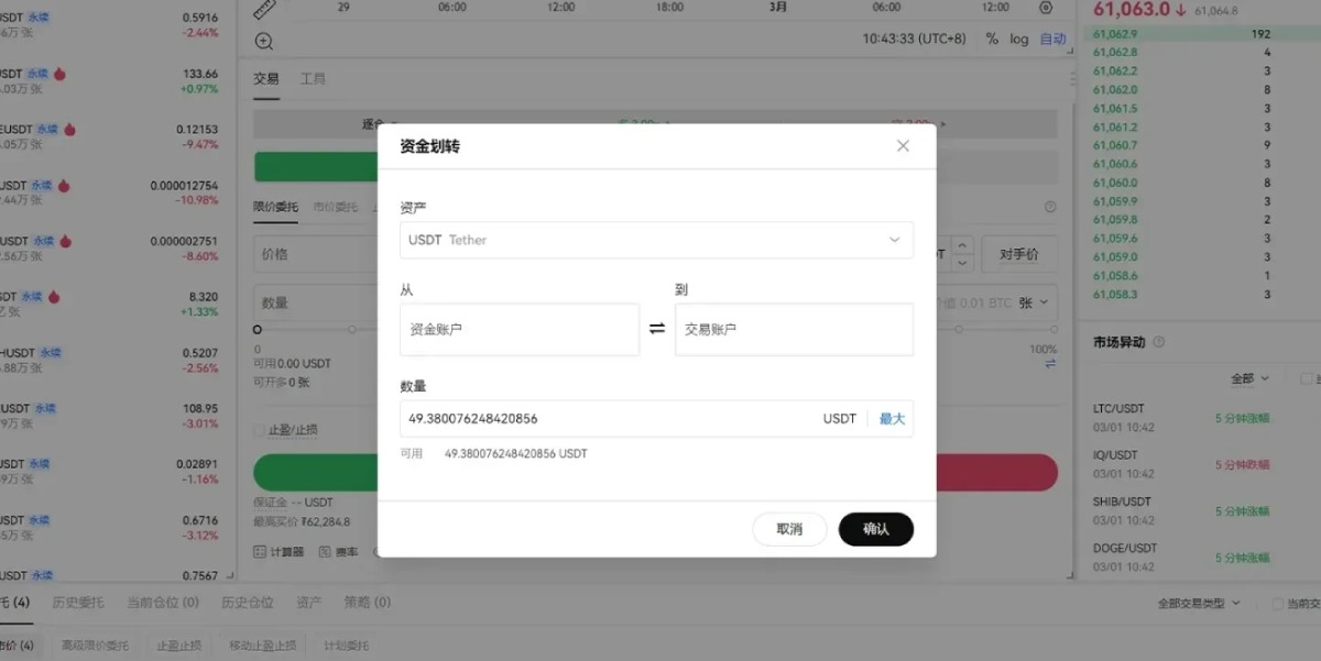 OKX合约交易教学