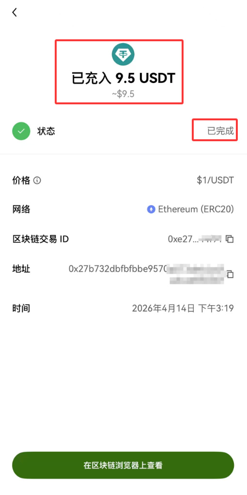 第3步：完成安全验证并等待到账_图3