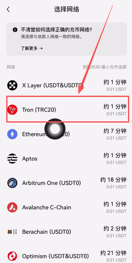 如何把钱包里的USDT转回到交易所?_图3