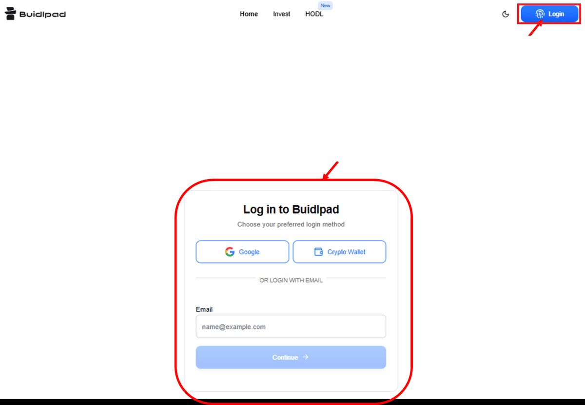 Buidlpad 教学:Buidlpad KYC