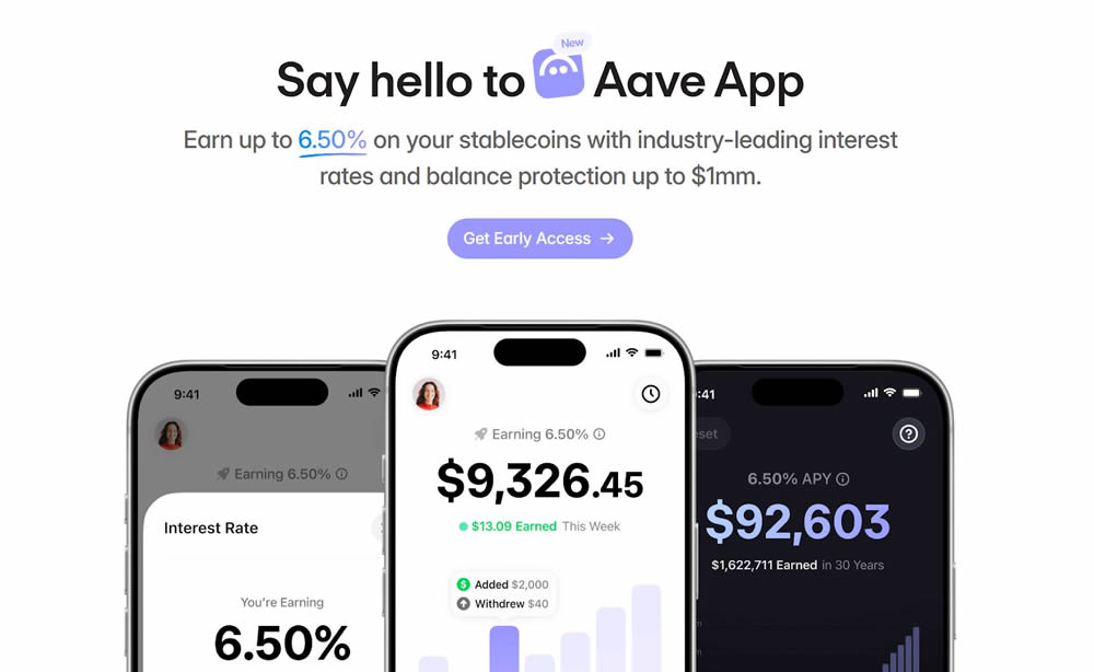 DeFi龙头AAVE推出储蓄APP，三大亮点带你全面了解AAVE App_图2