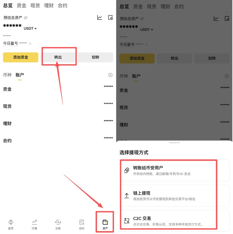 币安交易所出金教学