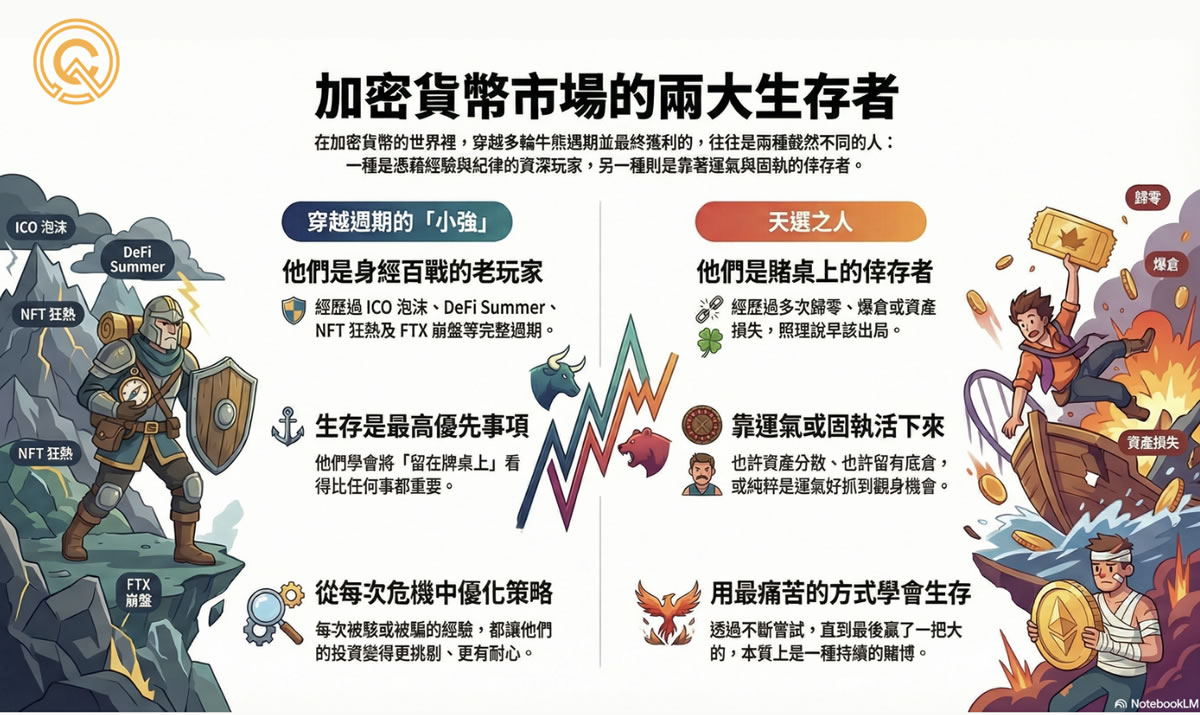 为什么90% 的币圈玩家都会亏损？真正能活下来的只有这两种人