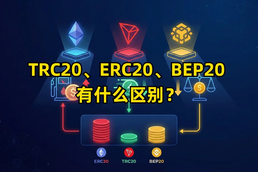 TRC20、ERC20与BEP20深度对比：新手转账如何避开坑并节省手续费？