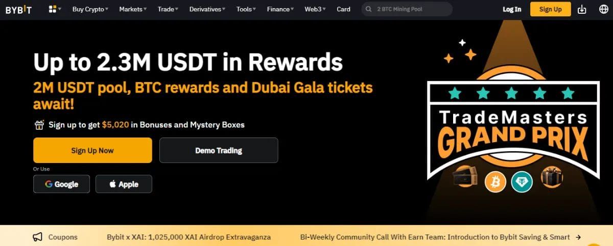 Bybit — 最适合即时交易执行的加密交易平台