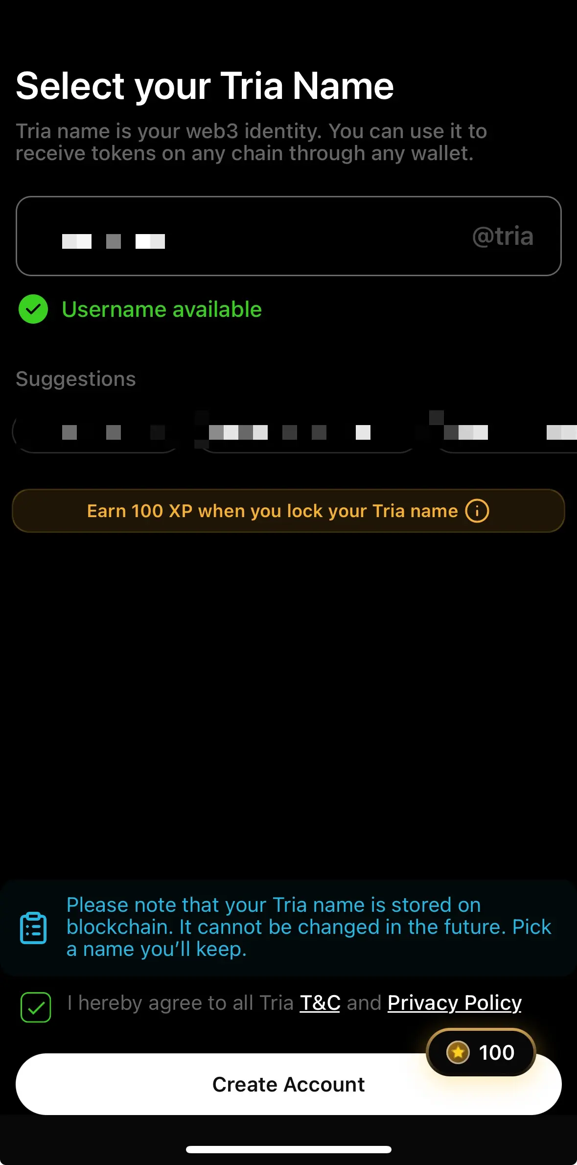 2. 设置 Tria ID(去中心化身份)