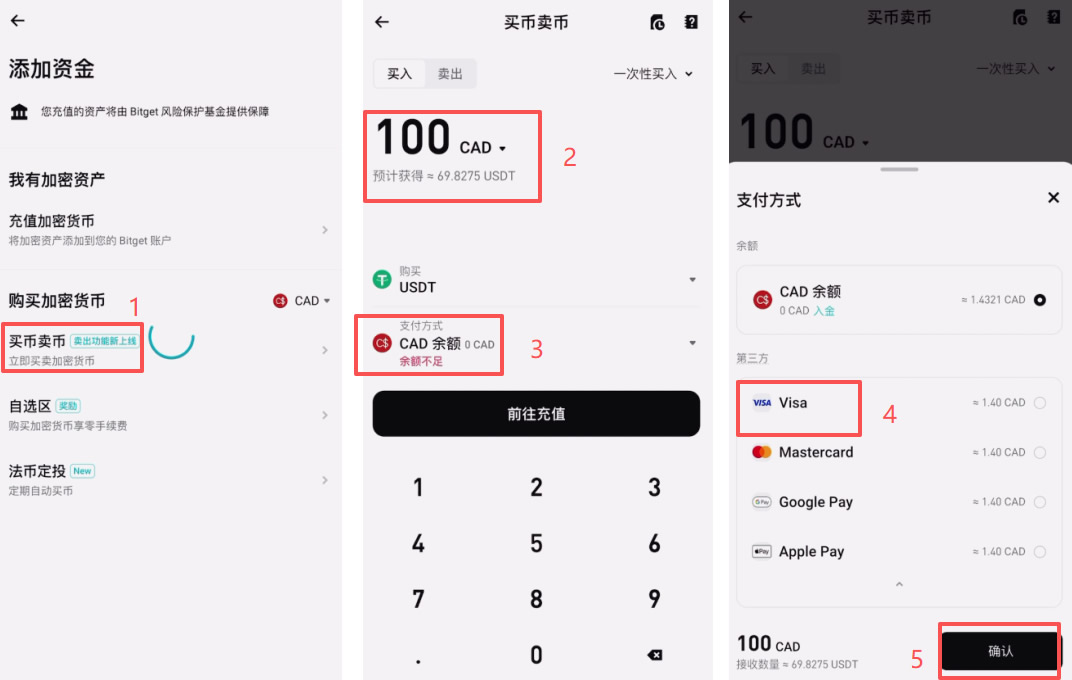 Bitget交易所出入金教学