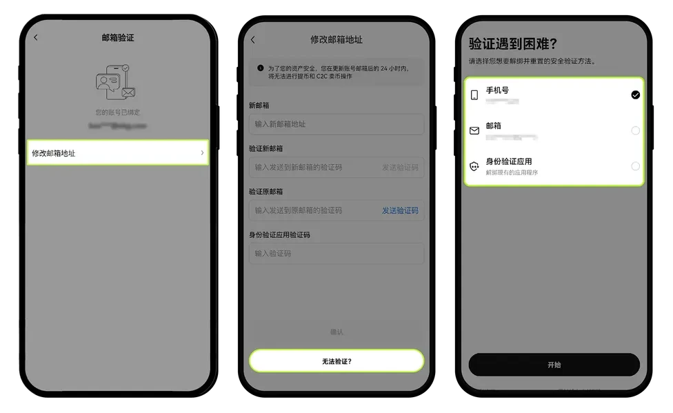 欧易手机/邮箱/身份验证应用无法使用