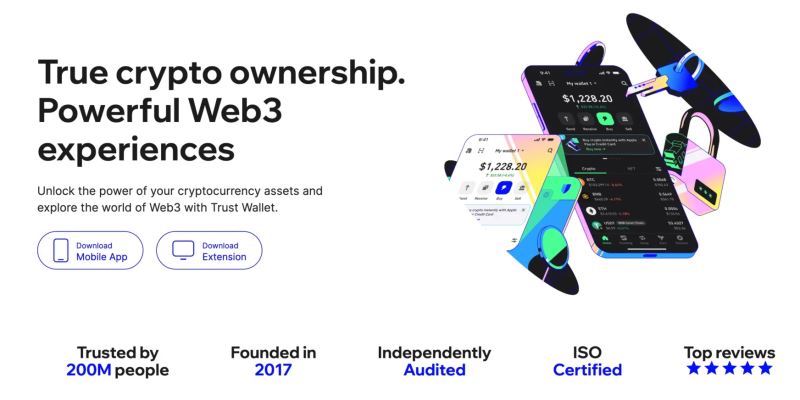 Trust Wallet&nbsp;– 最佳移动钱包