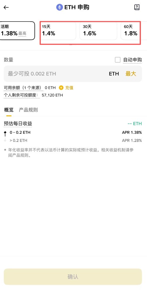 币安理财定期产品