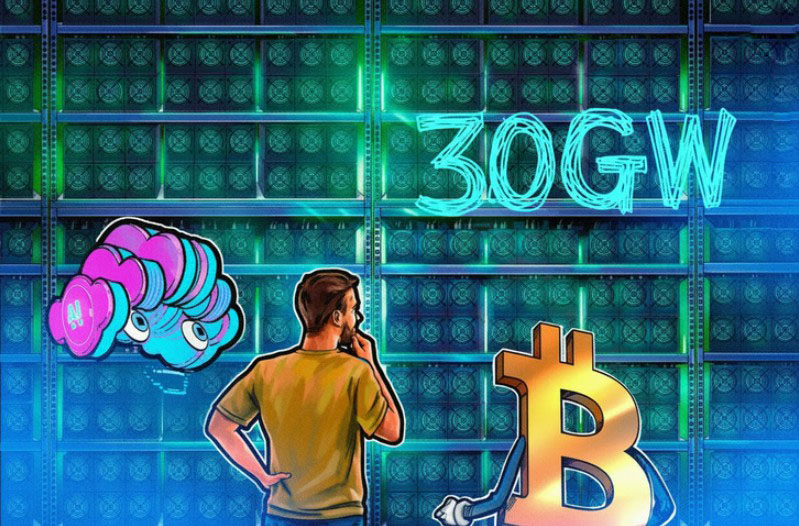 比特币（BTC）矿工追逐30吉瓦的AI算力，以缓解哈希率价格压力