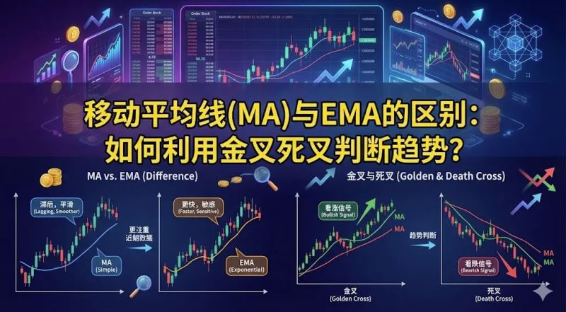MA与EMA实战对比：金叉死叉趋势研判与信号过滤技巧
