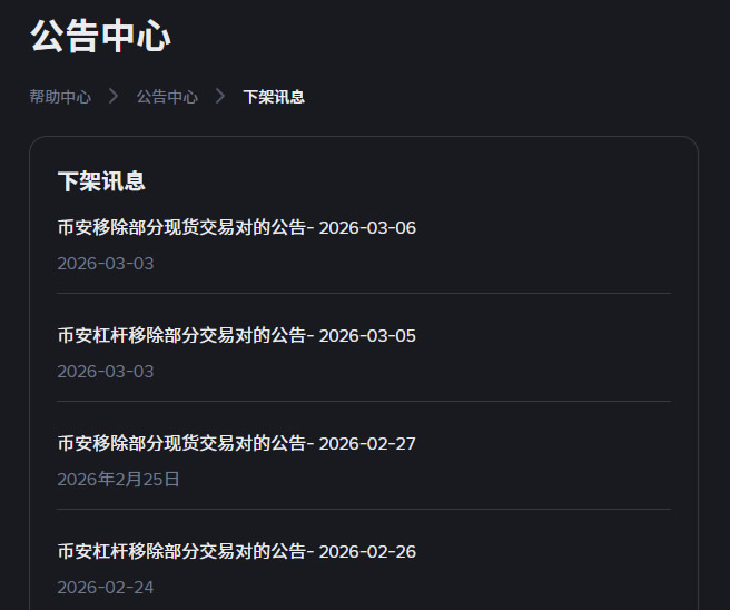 我的币在币安交易所下架怎么办？有什么影响？如何应对？