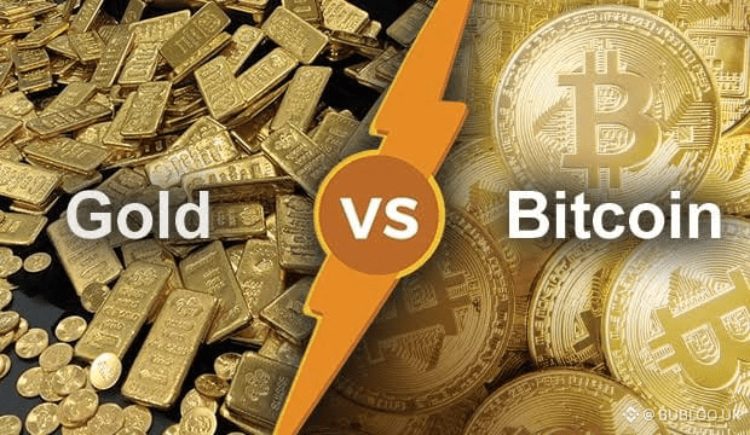 比特币与黄金对比
