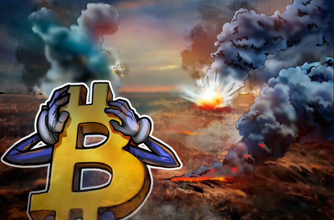 战争致交易者降风险,比特币(BTC)与股票市场弱势态势加剧
