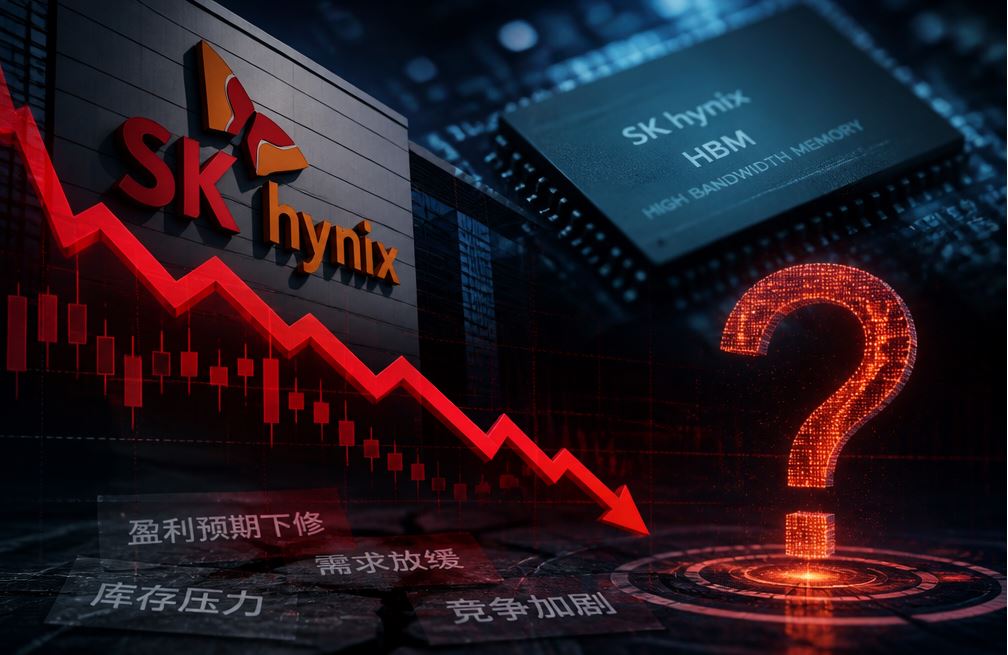 海力士暴跌原因：盈利预期被下修，还值高弹性估值吗？