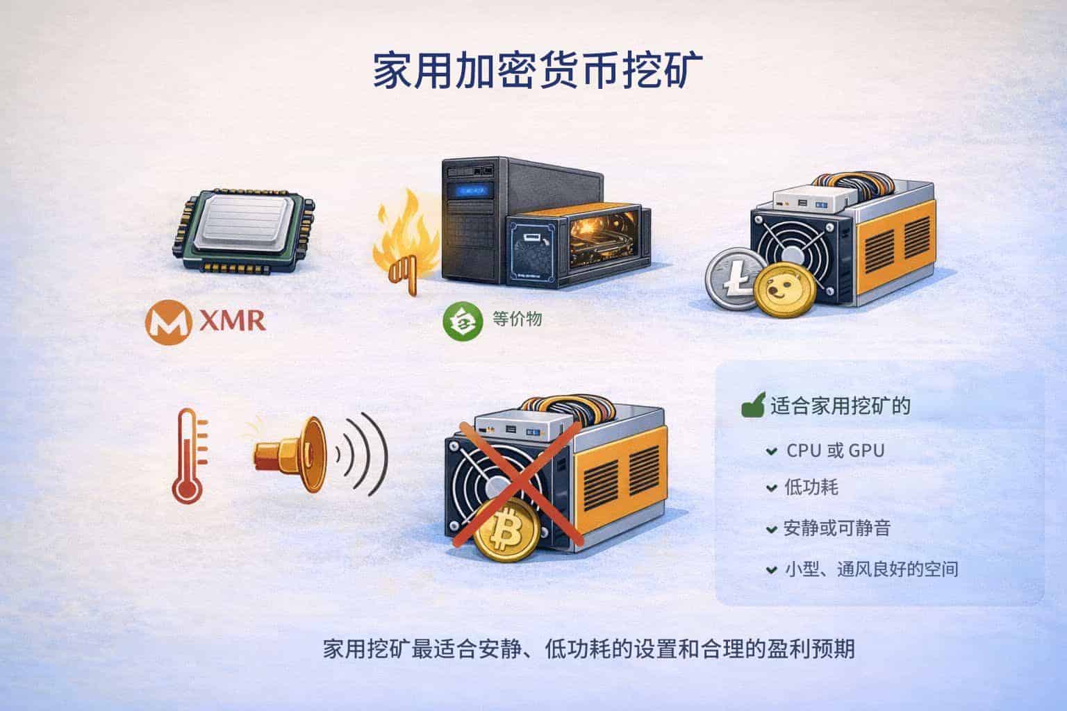 最适合在家挖矿的加密货币