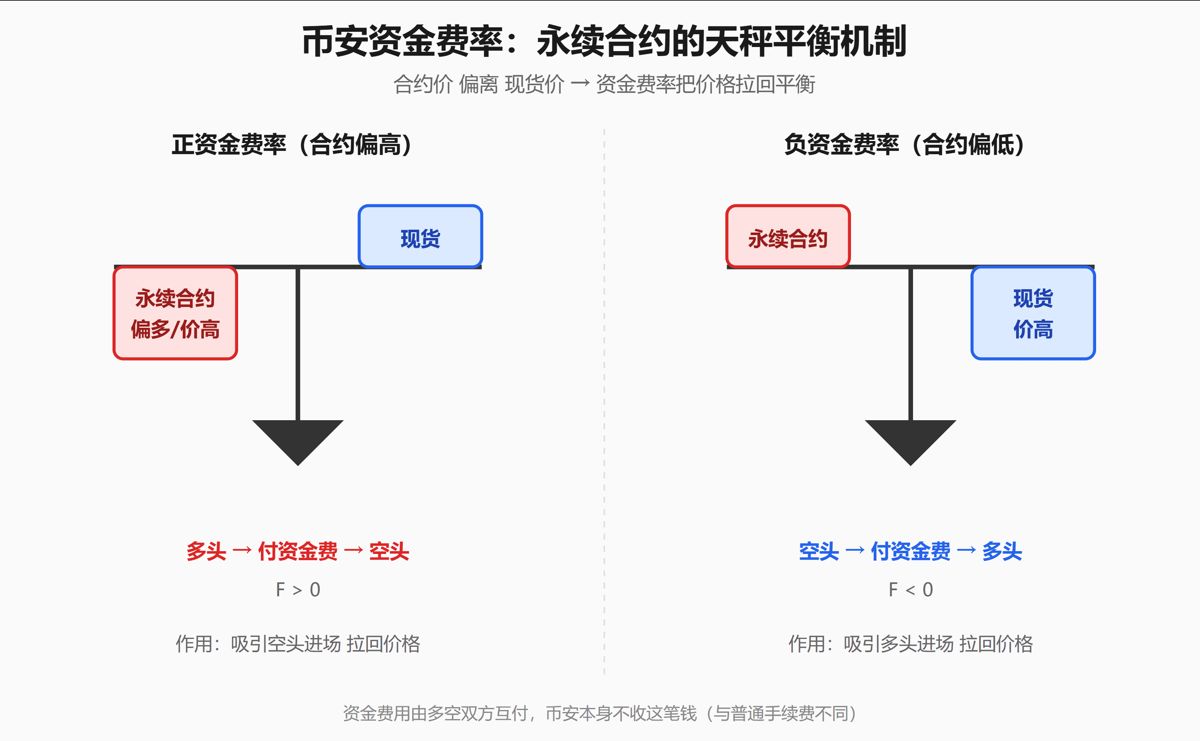 币安资金费率是什么？用天秤理解