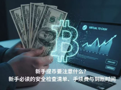 新手提币避坑指南：安全核查、费用解析与到账全攻略
