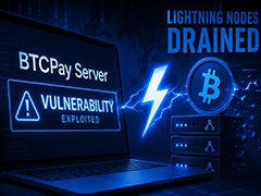 BTCPay Server高危漏洞遭黑客利用，商户闪电网络节点资金被盗