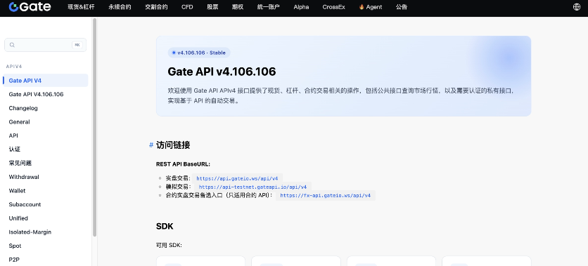 Gate对量化交易友好吗？API接口怎么样？