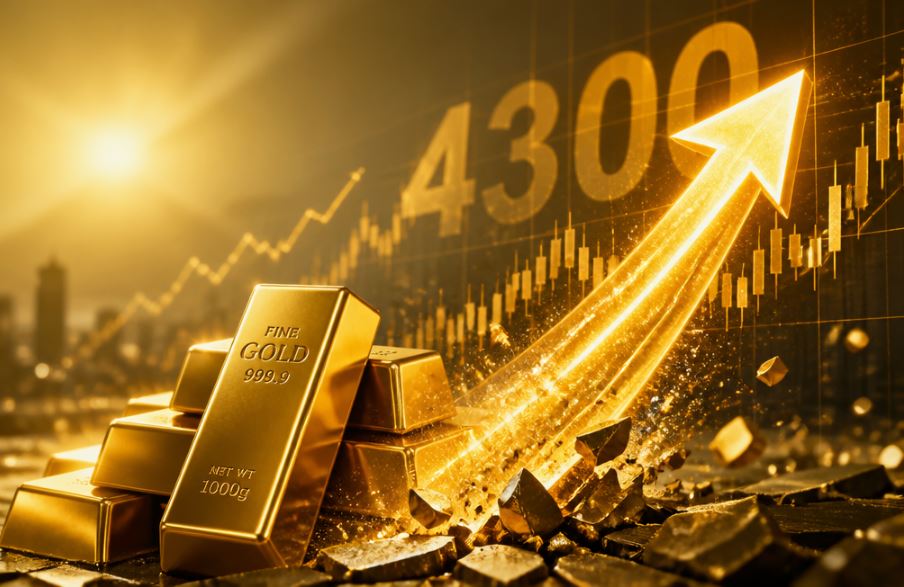 黄金突破4300美元关口，上涨趋势重新开启？