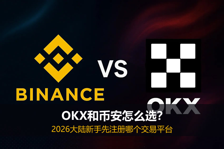 OKX和币安怎么选？2026大陆新手先注册哪个交易平台