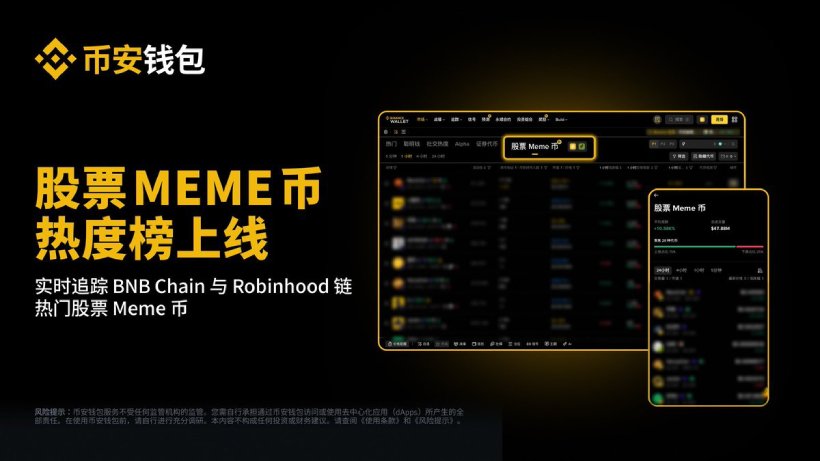 币安钱包上线的股票meme币