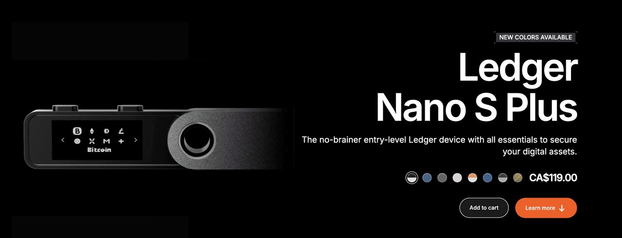 Ledger Nano S Plus钱包